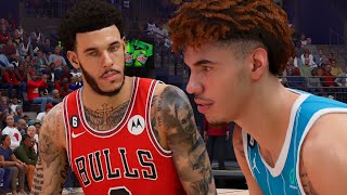 Lonzo Ball vs LaMelo Ball Showdown [upl. by Onid860]