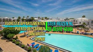 Floresta appartementen Puerto del Carmen Lanzarote Spanje  Ster Reizen [upl. by Otrevogir]