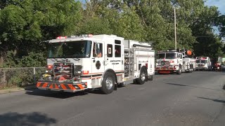 2023 NorthamptonPA Fire Department Firemans Parade 72223 [upl. by Enwad455]