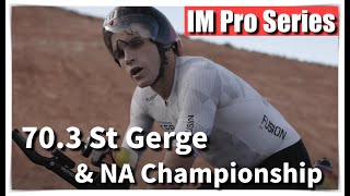 IRONMAN Pro Series 職業鐵人三項系列賽 703 St George 精華報導 [upl. by Eelana743]