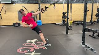 1 Arm TRX Row with Rotation [upl. by Stucker]