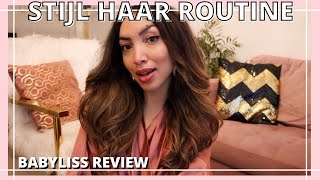 HOE IK MIJN HAAR STIJL routine met BaByliss  Larissa Bruin [upl. by Aicnilav606]