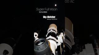 Super Full Moon November 2024 moon space astronomy telescope [upl. by Eleets]