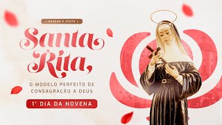 AO VIVO 1° DIA DA NOVENA EM LOUVOR A SANTA RITA  SANTUÁRIO DE SANTA RITA DE CÁSSIA 13052024 [upl. by Klinges]