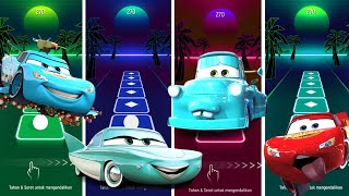 🏎️ Tow Mater vs Dinoco King vs Lightning Mcqueen vs Cursed Miss Fritter \ Coffin Dance 🎯 [upl. by Ayokahs]