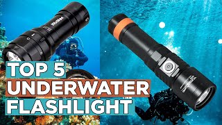 Top 5 Best Underwater Flashlight [upl. by Goles]