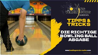 Die Bowling Ball Abgabe Wie macht man eine Kurve  Bowling Tipps und Tricks [upl. by Atlee116]