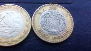 Coins  Mexican 10 Pesos 1998 Mo Coin [upl. by Nnylahs]