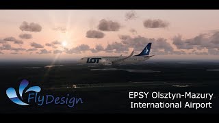 EPSY OlsztynMazury Airport2018 for Prepar3D Official FlyDesignorg [upl. by Kliman]