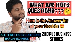 2nd PUC BUSINESS STUDIES 🔥 HOTS QUESTIONS WTH ANS EXPLAINED 🎯 3 QUESTIONS GURANTEE FROM HOTS SECTION [upl. by Wallie]