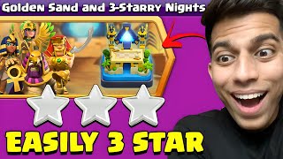 Easiest Way to 3 Star Golden Sand and 3 Starry Nights Challenge in Clash of Clans [upl. by Guillemette]