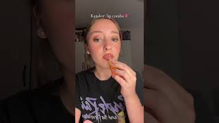 viralvideo makeup makeuptutorial youtube lipcombo [upl. by Anaile]