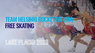 Team Helsinki Rockettes FIN  Free Skating  Lake Placid 2023  WorldSynchro [upl. by Belsky78]