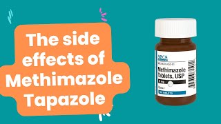 What are the side effects of Methimazole Tapazole [upl. by Flip]