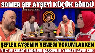 MASTERCHEF ŞEFLER AYŞEYİ İLK KEZ KÜÇÜMSEDİ AYŞENİN KAYBETTİĞİ YEMEĞİ YORUMLARKEN SURAT İFADELERİ ŞOK [upl. by Hess576]