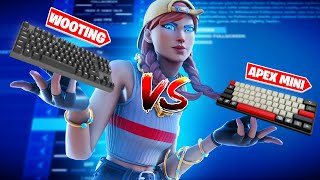 Wooting 60HE vs Apex Pro Mini ASMR Chill🤩Satisfying Gameplay Fastest Keyboards for Fortnite [upl. by Aronoh]