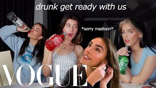 we tried following madison beers makeup tutorial BLACKOUT DRUNK [upl. by Otilesoj]