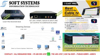 Multicast Cable TV Playout Software for OTT and IPTV Streaming Platform [upl. by Wessling208]