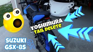 Yoshimura Tail tidy installation on my Suzuki GSX 8S [upl. by Yerg]