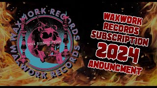 Waxwork Records 2024 Subscription announcement [upl. by Yelnoc]