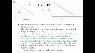 m value of protein folding [upl. by Kizzie937]