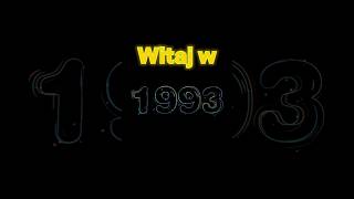 WITAJ W 1993 ROKU  shorts 2024 poland history czechoslovakia jurassicpark edit [upl. by Aicek]