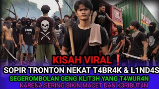 KISAH VIRAL❗SOP1R TRONTON T4BR4K amp L1ND4S GENG KL1TEH Y4NG SERING T4WUR4N DI JAL4N [upl. by Llorre]