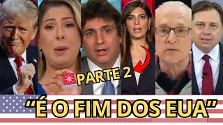 🚨 Jornalistas Insatisfeitos com Vitória de Donald Trump 2024  PARTE 2 [upl. by Lannie145]