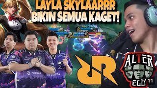 SKYLAR LAYLA META LEYLA BERTEBARAN DI RANKED RRQ HOSHI VS AE [upl. by Lah]