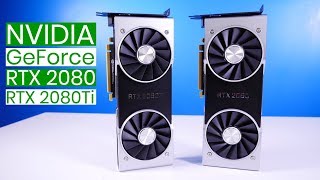 NVIDIA GeForce RTX 2080 e RTX 2080Ti Founders Edition [upl. by Jeminah975]