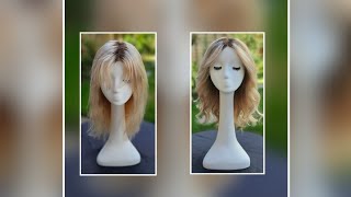 Wig Color Smudge Black Roots On Blonde Hair Root Shadow [upl. by Heppman]