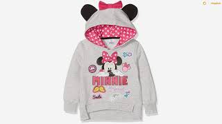 Disney Official Minnie Mouse Girls Hoodie Sweatshirt Jumper  New 2018 [upl. by Blake]