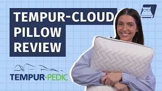 TEMPURCloud Pillow Review  THE Perfect Pillow for Back Sleepers [upl. by Bergwall]