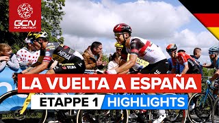 La Vuelta Etappe 1 Highlights [upl. by Annalise453]