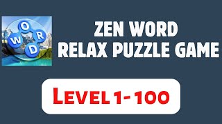 Zen Word Game  Level 1100  Solutions [upl. by Erreipnaej]