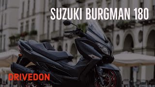 Suzuki Burgman 180cc  First Impressions and Spec Review [upl. by Linsk]