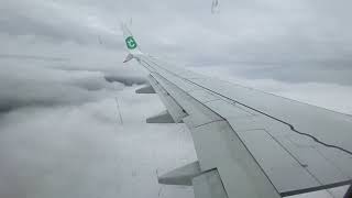 Landing at Istanbul Airport with Transavia Airlines from Paris Orly transavia aviation airport [upl. by Damon]