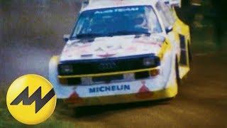 Die RallyeGeschichte des Audi Quattro [upl. by Enelear]