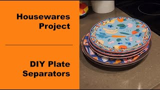 DIY Plate Separators Housewares Sewing Project [upl. by Ephrayim]