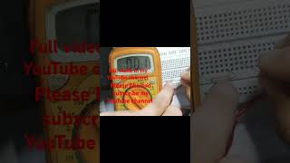 How to Test a Zener Diode Quick and Easy Method zener voltage Zener Diode Test Shorts [upl. by Kathlene]