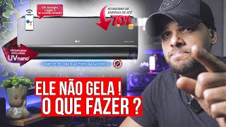 AR CONDICIONADO LG DUAL INVERTER NÃO GELA O QUE FAZER  QUAL A MELHOR CONFIGURAÇÃO [upl. by Aenehs]