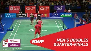 MD  CONRADPETERSENKOLDING DEN 6 vs LIUZHANG CHN 2  BWF 2018 [upl. by Occir]