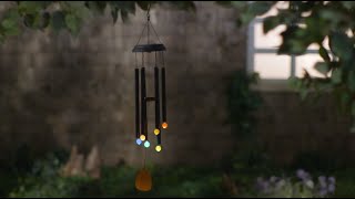 SoundActivated Solar Lighted Wind Chimes [upl. by Solnit692]