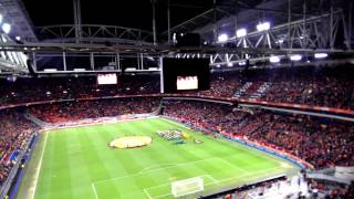 Himno de Colombia vs Holanda 191113 [upl. by Ahseinod169]