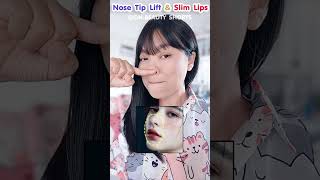 ONLY 1 EXERCISE Lift Nose tip and Get Slim Lips  Nose Lift Exercise [upl. by Leonore660]