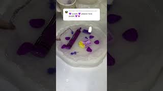 Resin Coaster 💜 diycrafts resincoaster resincrafts resinart diy epoxy epoxyresin resin [upl. by Brena]