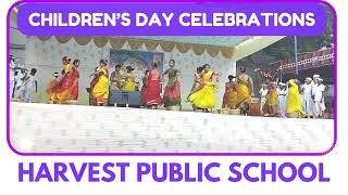 Harvest Public School Students Stunning Folk Dance Performance  Childrens Day 2024 Celebrations [upl. by Fried576]