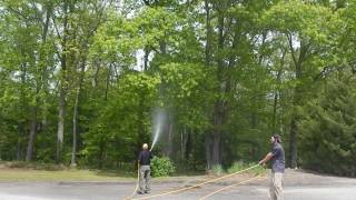 Spraying For Gypsy Moth Caterpillars [upl. by Nosrettap]