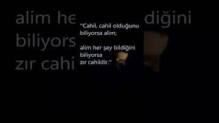 Alimle Cahilin Farkı  Cahillik mi Bilgelik mi [upl. by Atirb]