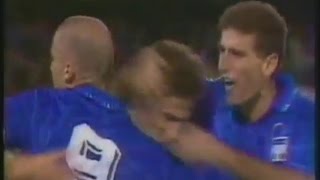 14 ottobre 1992  ItaliaSvizzera 22 Qualificazioni Mondiali  Almanacchi Azzurri [upl. by Enelrats]